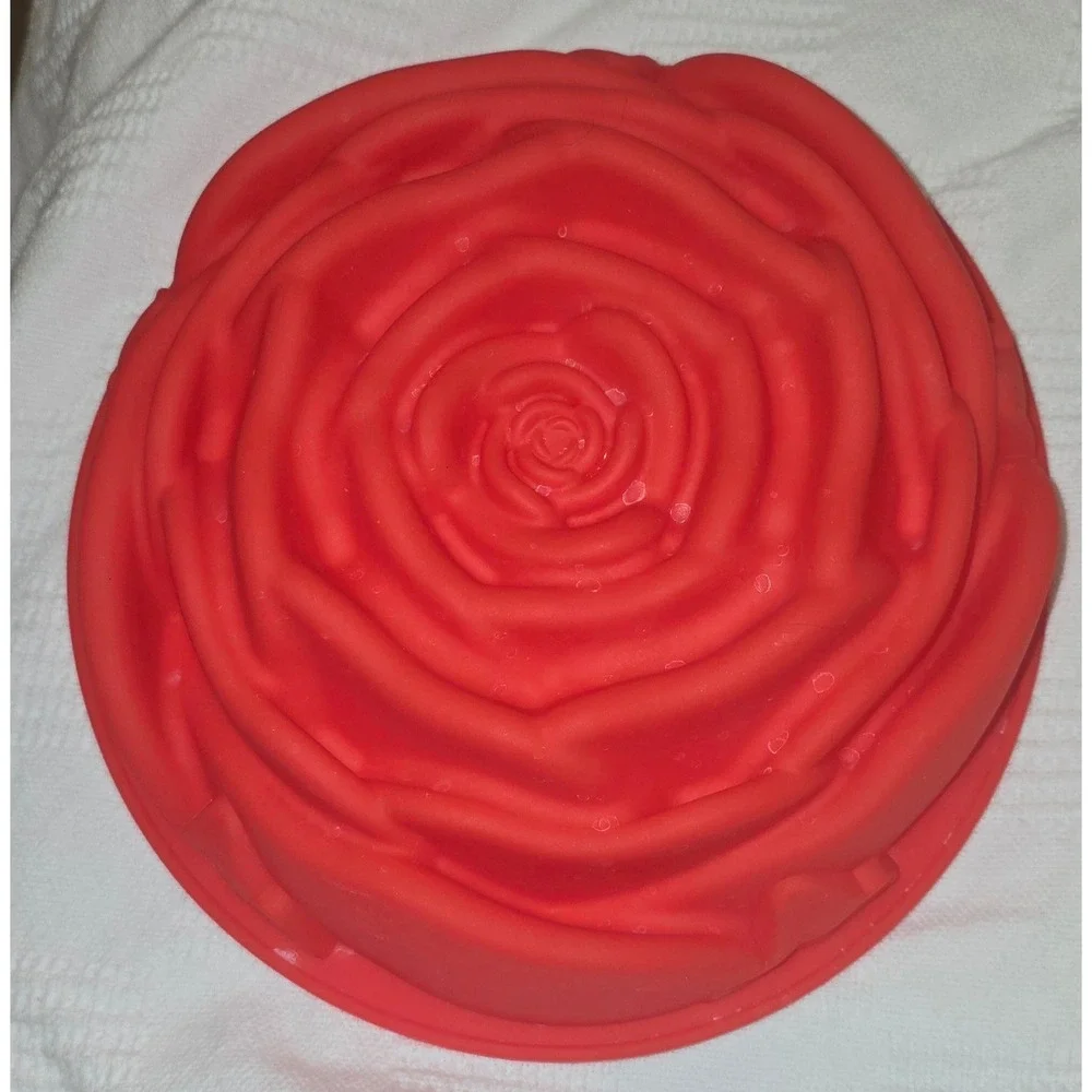 Silicone Baking Mold Set Mermaid Tail Rose Sunflower Dahlia Mini Bundt Cups